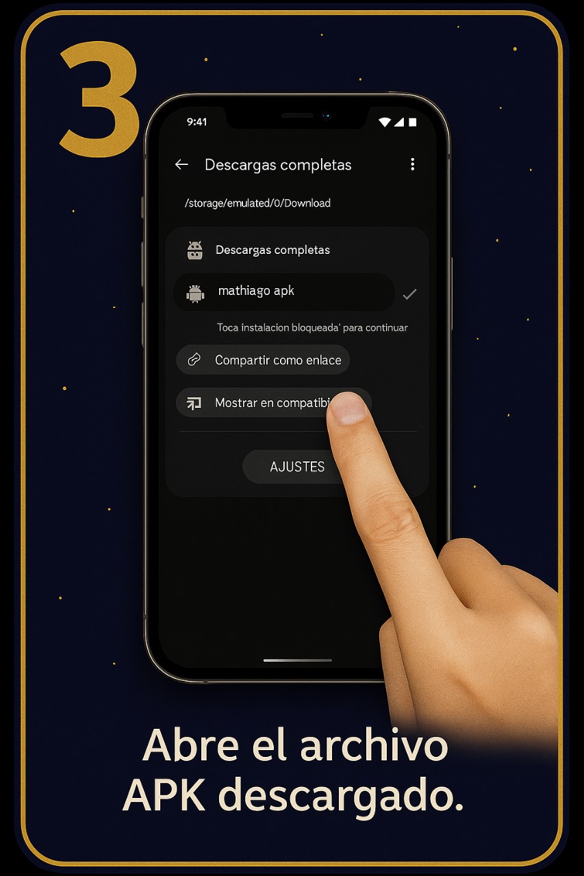 Paso 3: Abrir el archivo descargado
