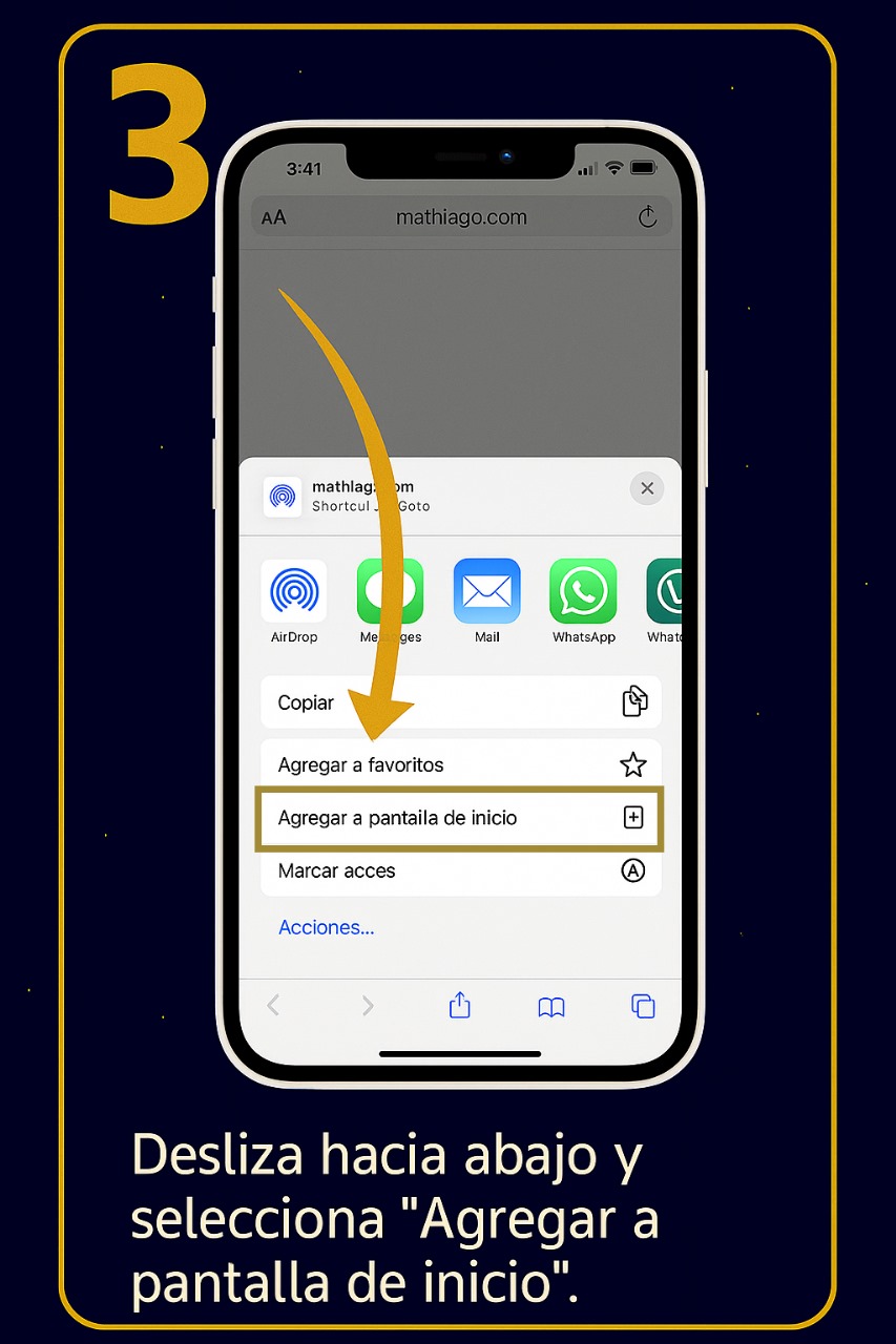 Paso 3: Agregar a pantalla de inicio